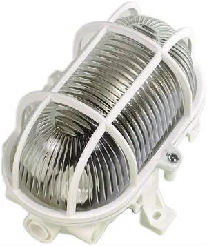 Gelia 110010200 Gallerarmatur oval, 60W, IP44 Vit