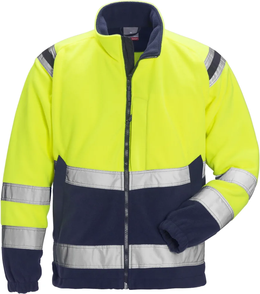 Fristads 4041 FE Fleecejacka gul/svart XXL