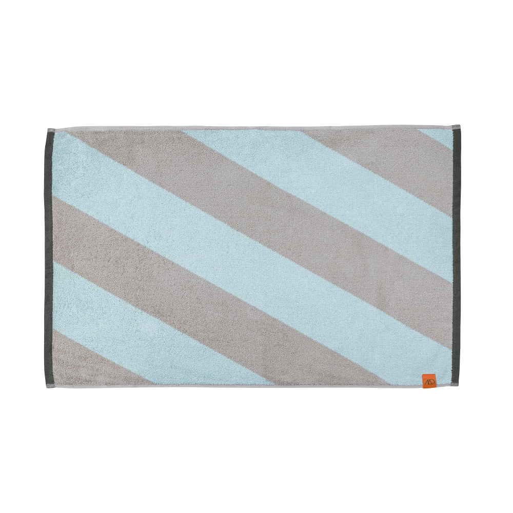 Diagonal badrumsmatta 50x80 cm, Mint