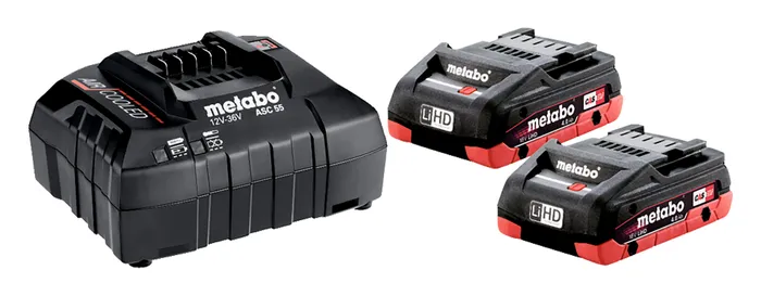 BATTERISET 18V 2 X LIHD 4,0 AH