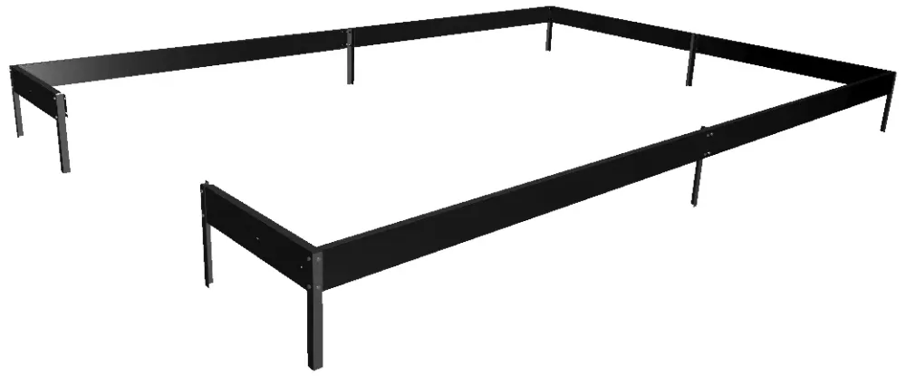 Halls F06444 Fundament 9,9 m², svart