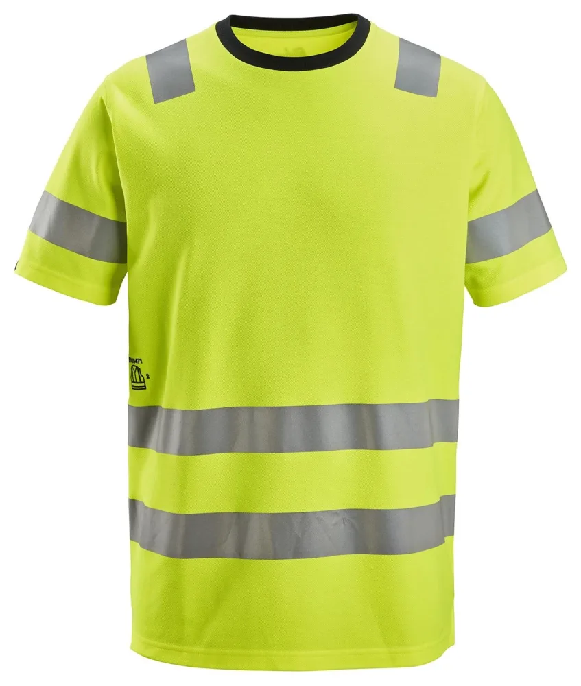 Snickers Workwear 2536 T-shirt gul, varsel 3XL