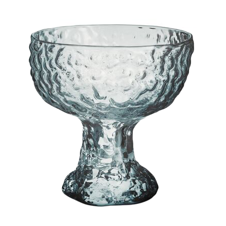 Moss coupe champagneglas cirkulär 35 cl, Blå