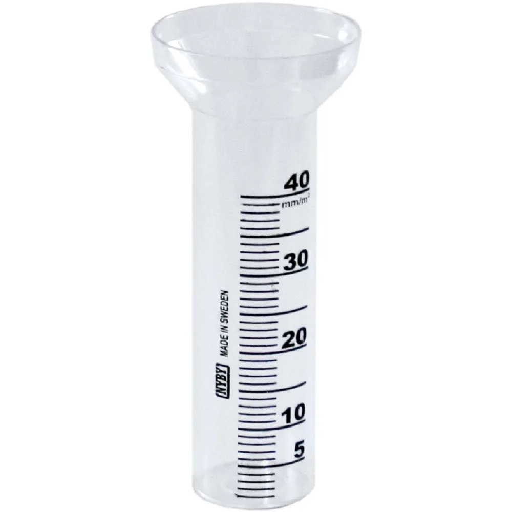Regnmätare Transparent 75x180mm Nyby Bruk | Stuvbutiken