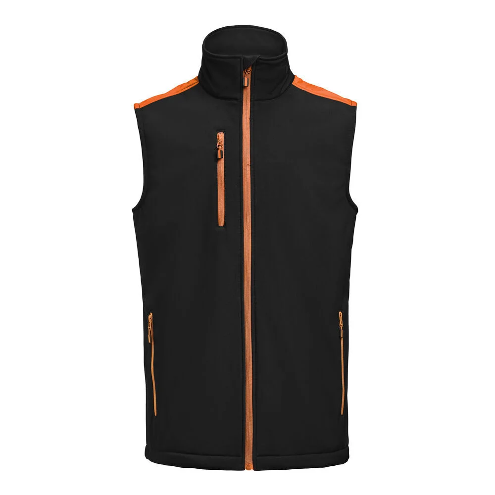Printer Softshell 2261083 Väst svart/orange XL