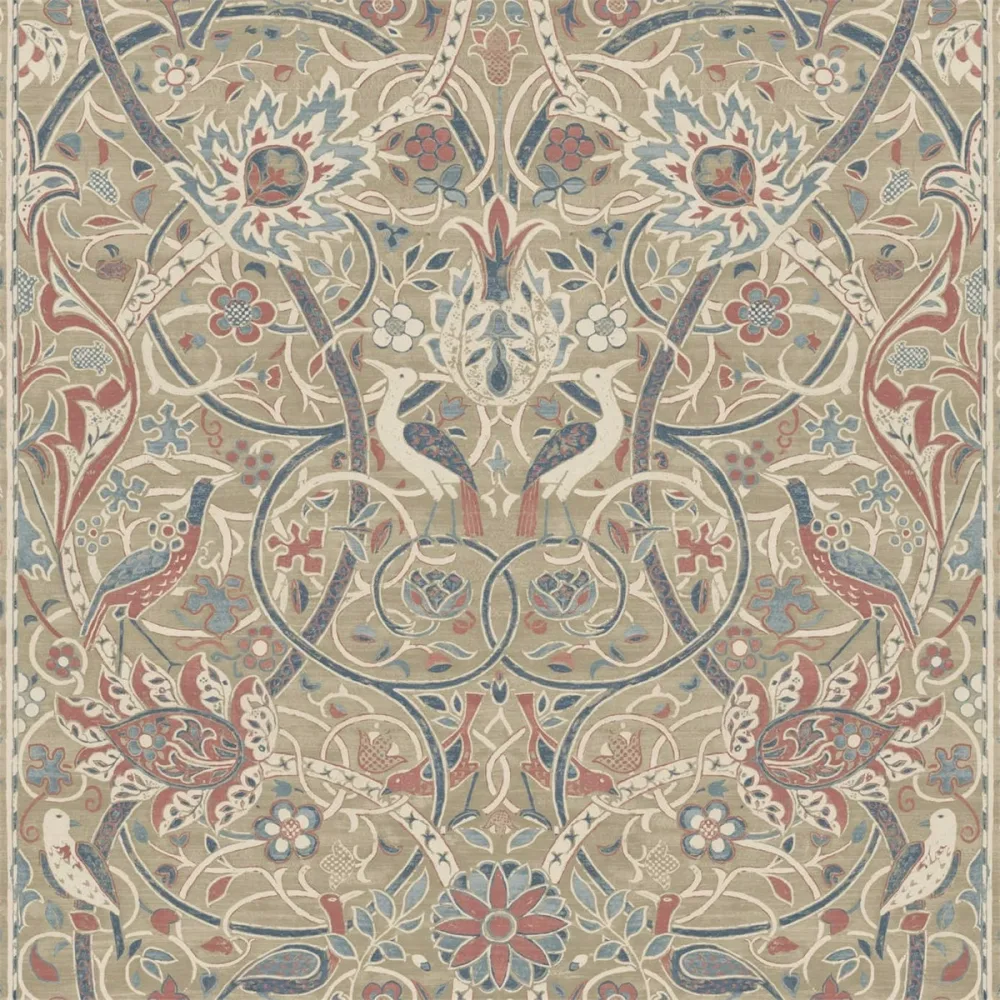 Archive IV The Collector Bullerswood Spice/manilla Dma4216446 Röd Tapet | Stuvbutiken