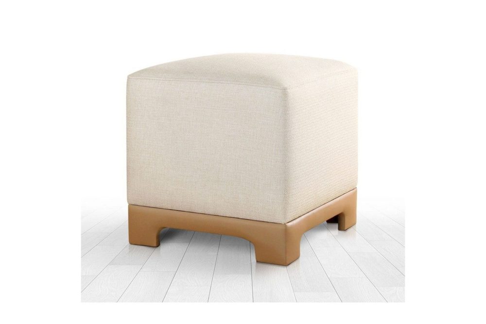 Puff Belarville Grädde / Beige