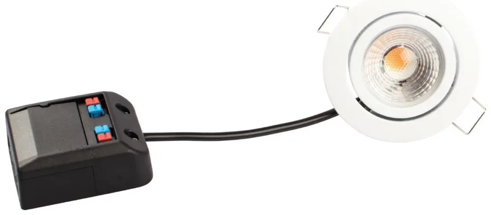 Scan Products Claudia Downlight 2700 K, 3,2 W Borstad aluminium