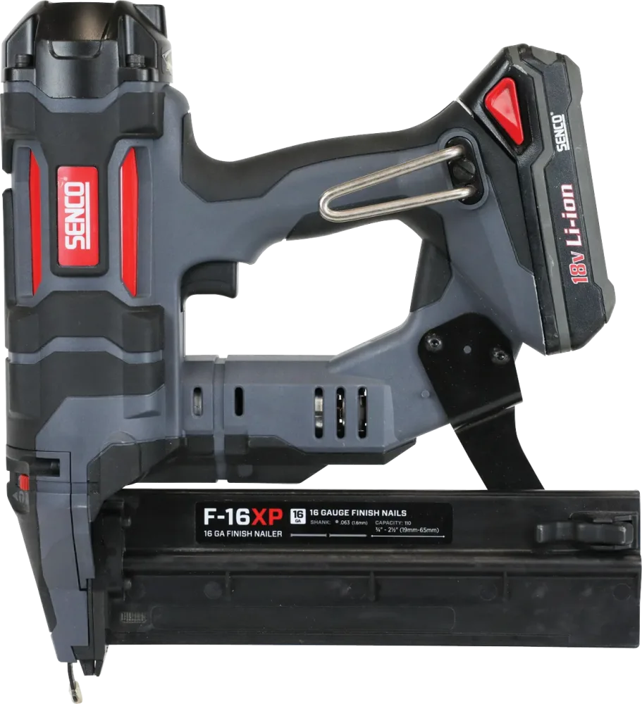 Senco Fusion F-16XP Dyckertpistol med batteri och laddare