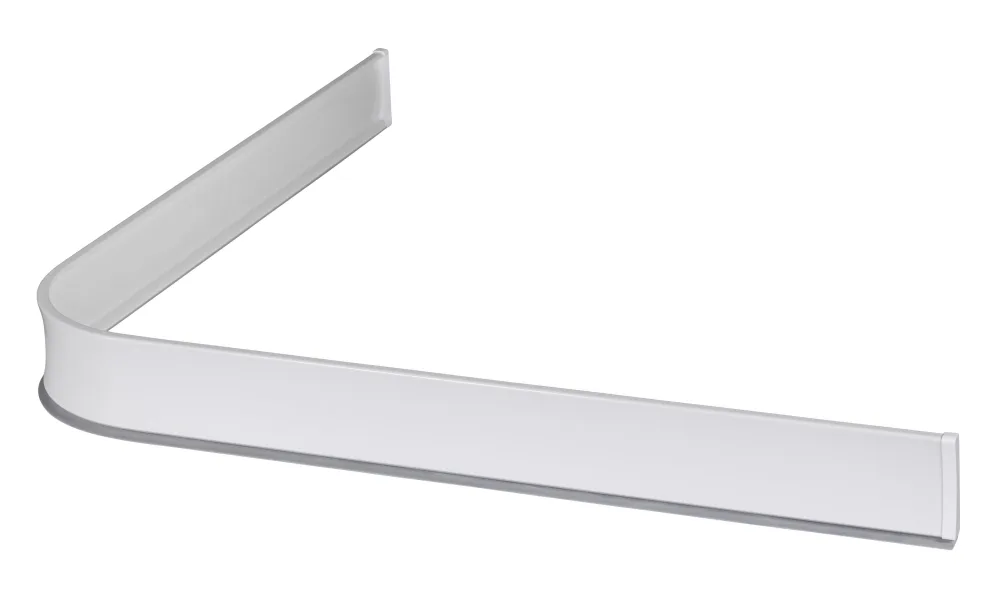 Leijma 8103 Duschsarg vinkel, vit, 93x170 cm Höger - Bild 2