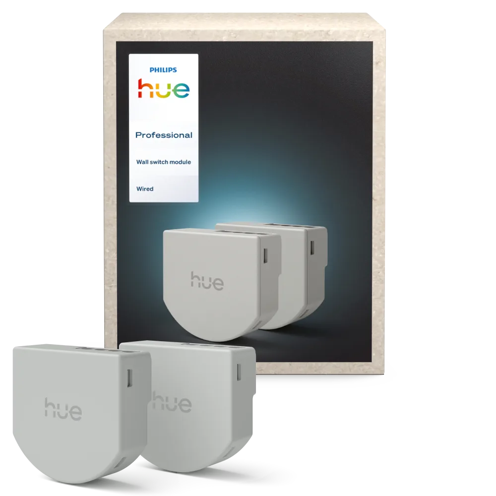 Philips Hue B EU 2P Väggbrytarmodul trådbunden 2-pack - Bild 2