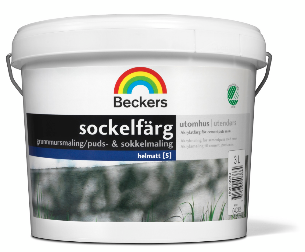 SOCKELFÄRG C-BAS 0,9L