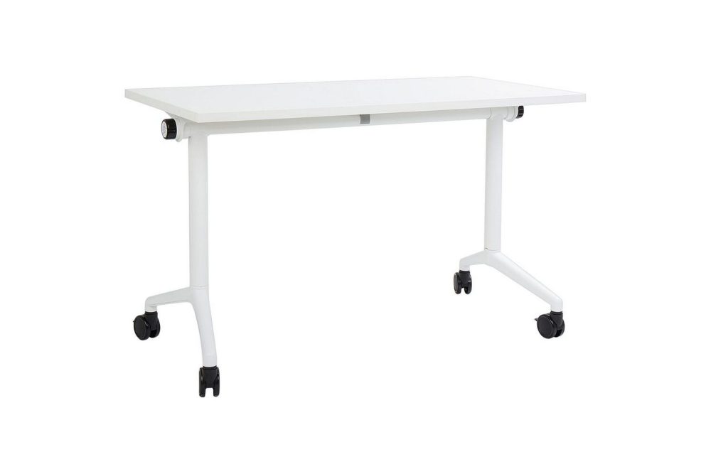 Hopfällbart skrivbord Cavi Vit, 120x60x75 cm