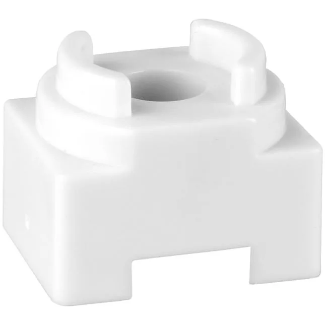 Faluplast 14215 Distanskloss 10 x 20 mm, för enkelklämma Krom