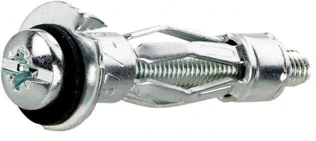 FIXX 1507658 Metallexpander M6, dubbel, med skruv Greppområde 16-32 mm, 10-pack - Bild 2