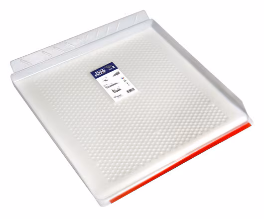 Kjøp Gelia Sikkerhetsbrikke for kjøl og frys, plast, 600x580 mm, transparent