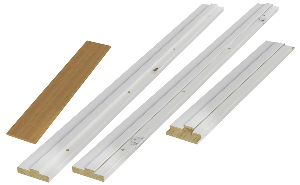 KARM-PKT SWEDOOR PLUS VIT 8X20 147MM, MED TÄTLIST TRÖSKELPLATTA B