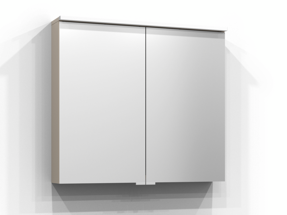 SPEGELSKÅP SVEDBERGS SAREK SAND LED EL 2HYLL JFB 80X71,6X15,1CM