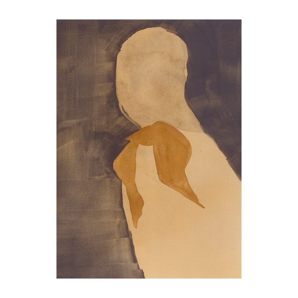 Brown Scarf poster, 30x40 cm