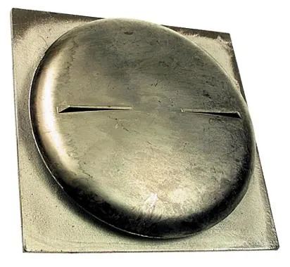 Habo 85 Tallriksventil fyrkant, aluminium 125 mm