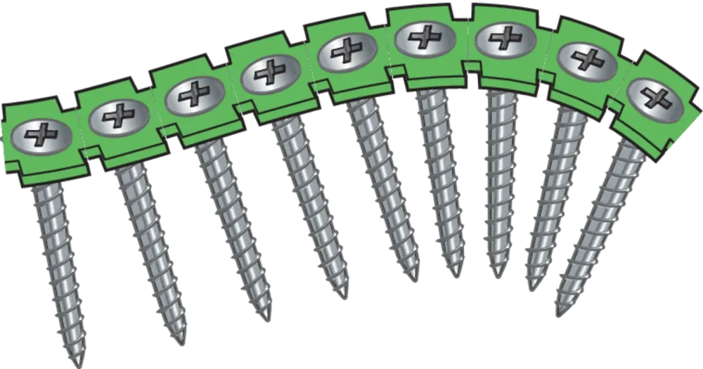 ESSVE 550740 Hårdgipsskruv Ø3,9 mm, bandad, FZB 3,9 x 40 mm, 1000-pack