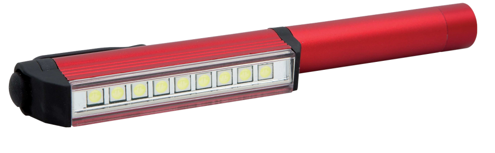 PENNLAMPA VIKING 9LED ALU CLIP M MAGN