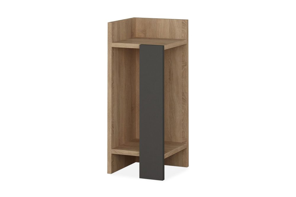 Decorta Sängbord 27 cm med Förvaring Hyllor Vänster