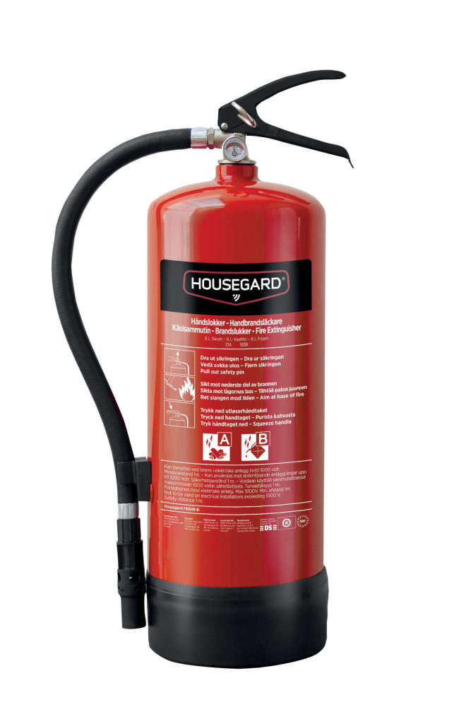 BRANDSLÄCKARE HOUSEGARD SKUM 6L 21A, PFAS FRI