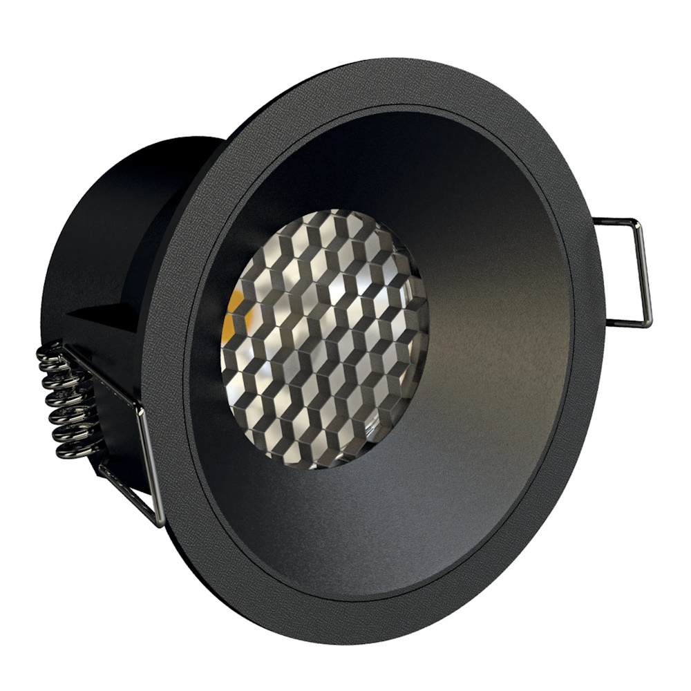 Downlight ECO Refoundy 3CCT 567lm 7W 230V IP44 Svart Designlight