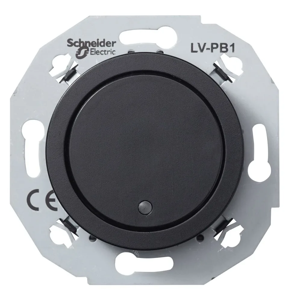 Schneider Electric WDE011272 Klenspänningsknapp svart 4-pol