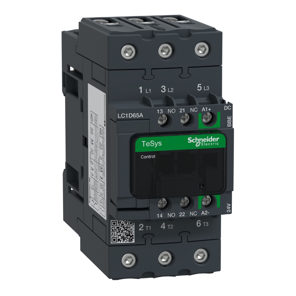 TeSys Deca Kontaktor 3Poler AC-3 440V 24VDC Spole Schneider Electric