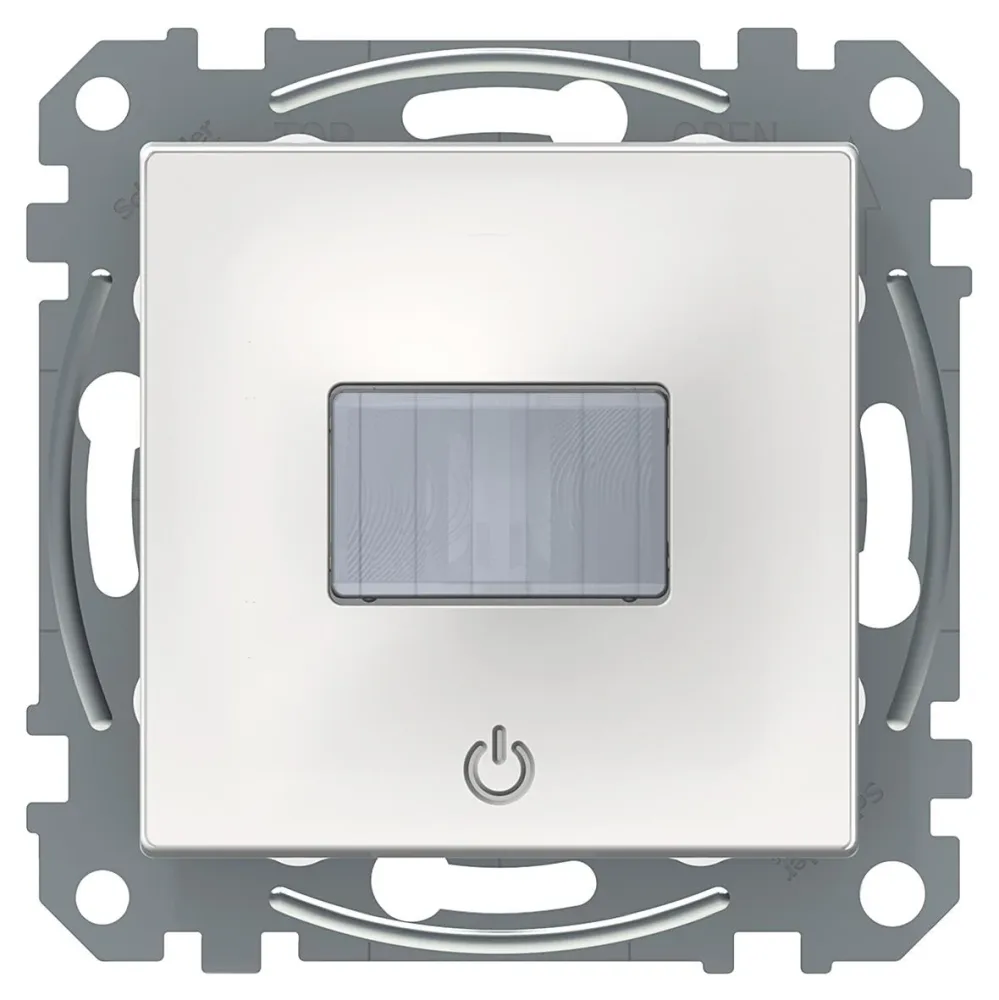 Schneider Electric Exxact Rörelsesensor med tryckknapp Antracit, matt
