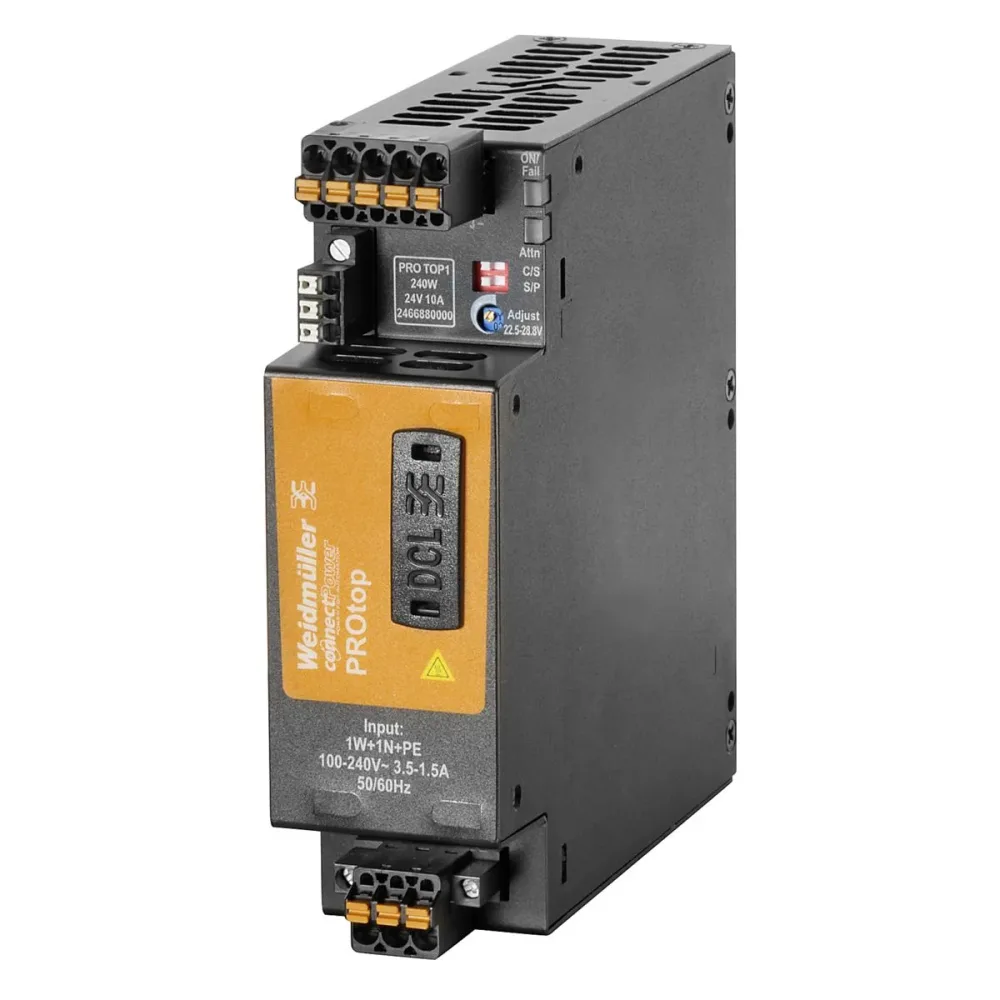 Weidmüller PRO TOP1 Nätaggregat 1-fas 240 W, 24 V, 10 A