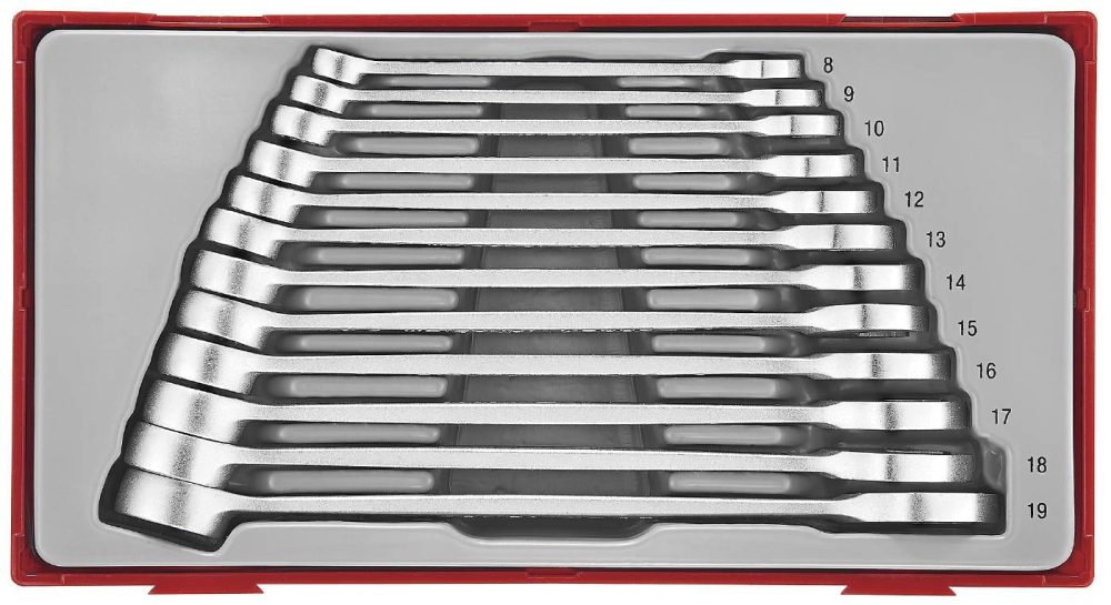 Teng Tools U-ringnyckelsats TT8012 8-19mm 12 delar