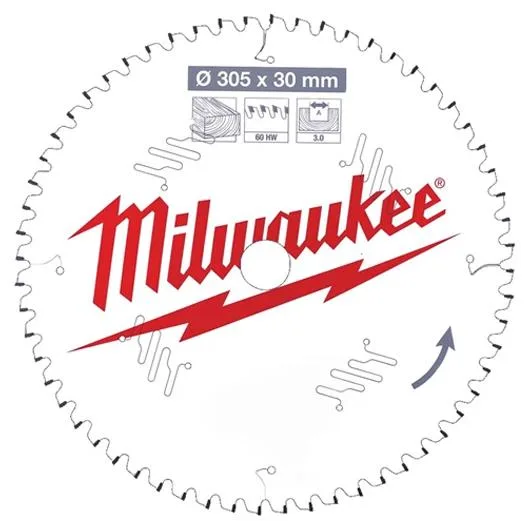 Milwaukee CSB MS W Sågklinga 305x3x30 mm, 60T
