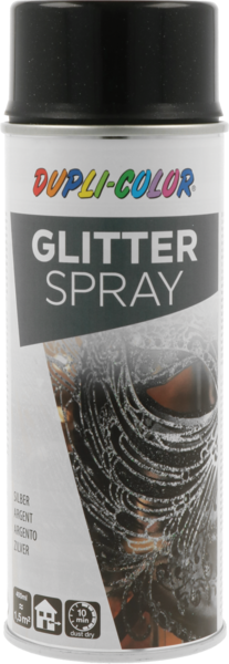 SPRAYFÄRG DUPLI-COLOR GLITTER SPRAY SILVER, 400 ML