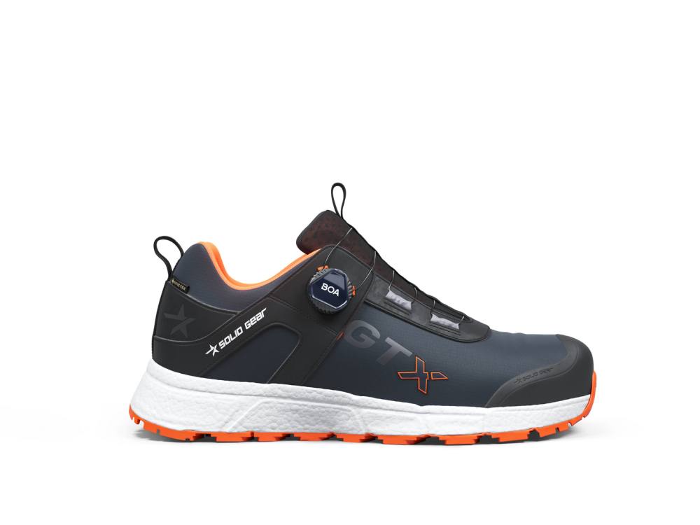 SKYDDSSKO REV 2S GTX STL 44 BLÅ/ORANGE SOLID GEAR