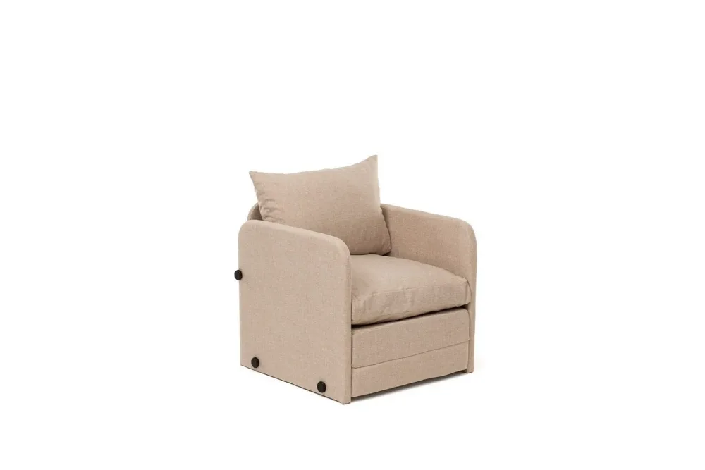 1-sits bäddsoffa Rubby Beige