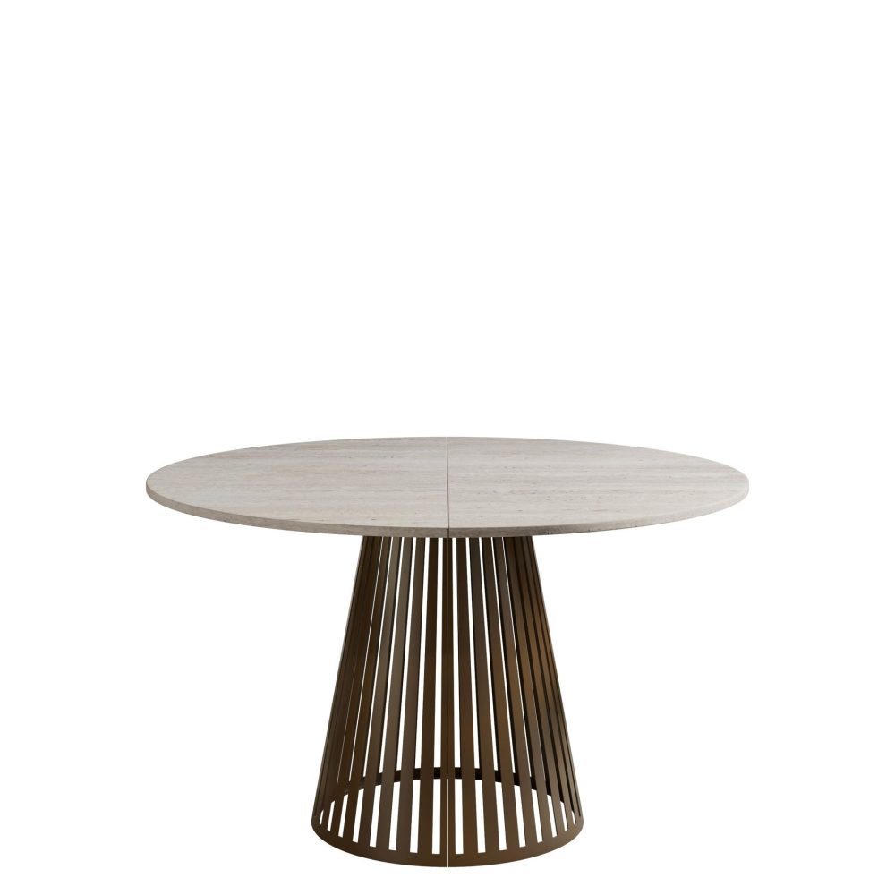 Beylen Matbord Rund Förlängningsbart 100-176 cm