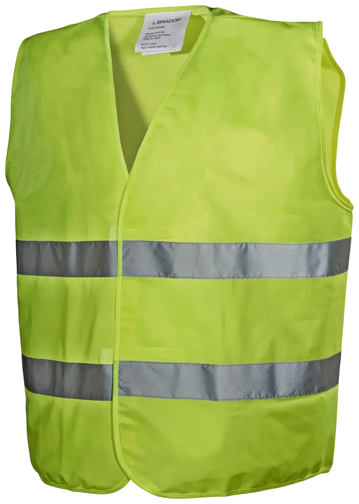 L.Brador 287P Varselväst hi-vis gul, klass 2