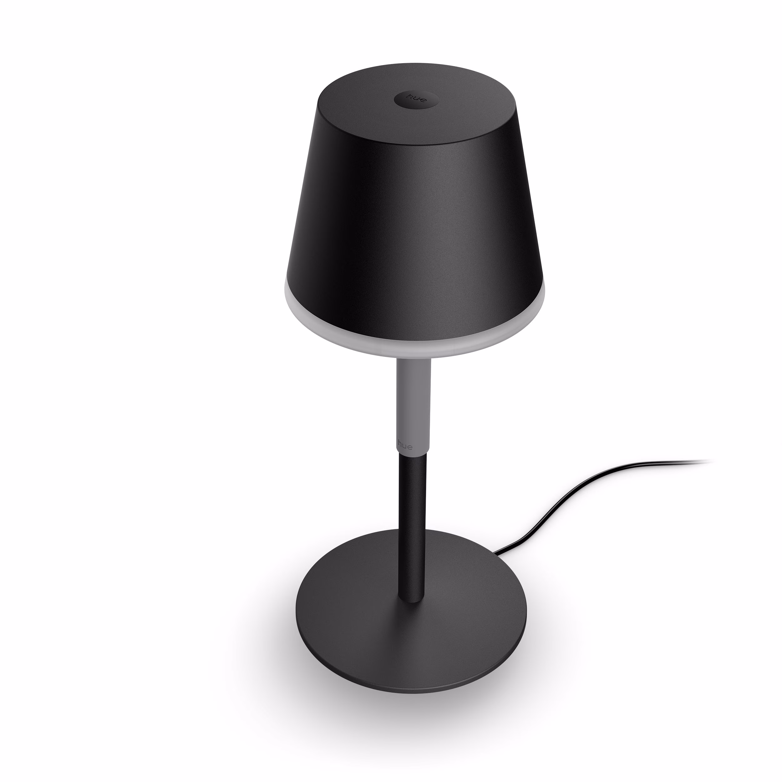 Kjøp Philips Hue Bordlampe Go HUE, med oppladbart batteri, 6W, svart