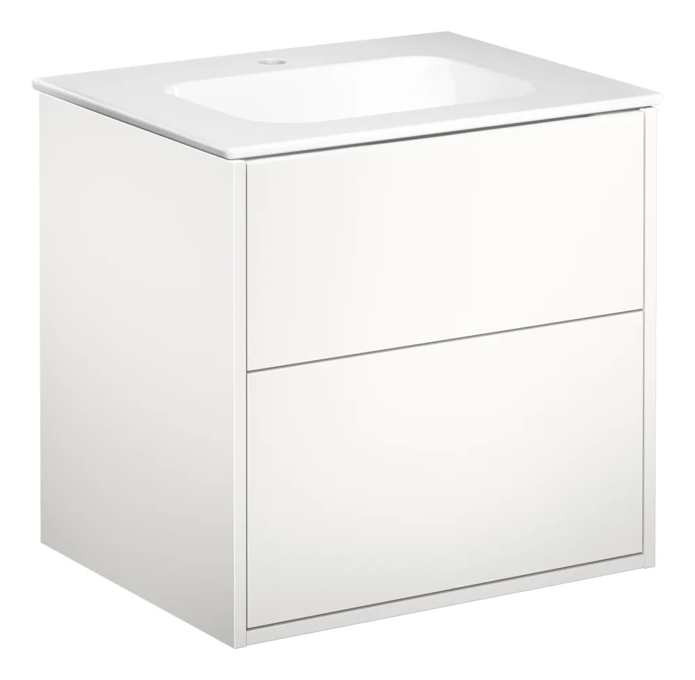 Gustavsberg Artic Kommod vit, 60 cm, med tvättställ