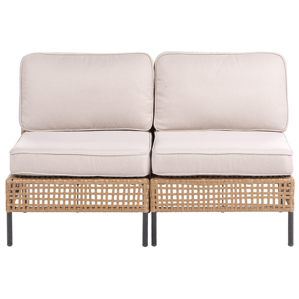 Soffa utomhus 2-Sits Omegana Utan Armstöd Konstrotting