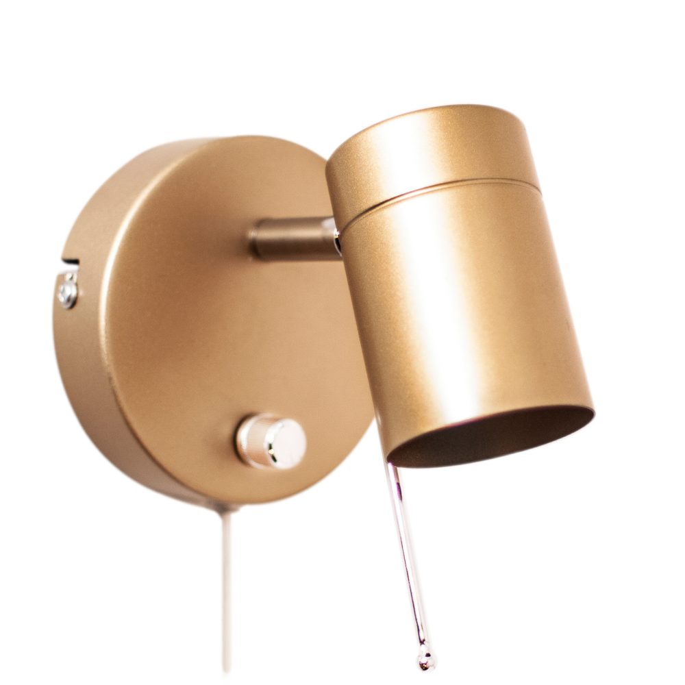 Correct vägglampa, Guld