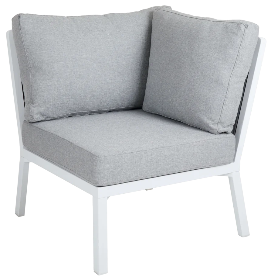 Brafab Samvaro High Modulsoffa hörn Antracit/Pearl Grey
