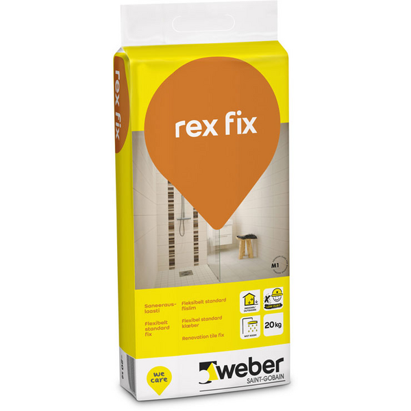 FÄSTMASSA REX FIX STD 20KG FLEXIBELT