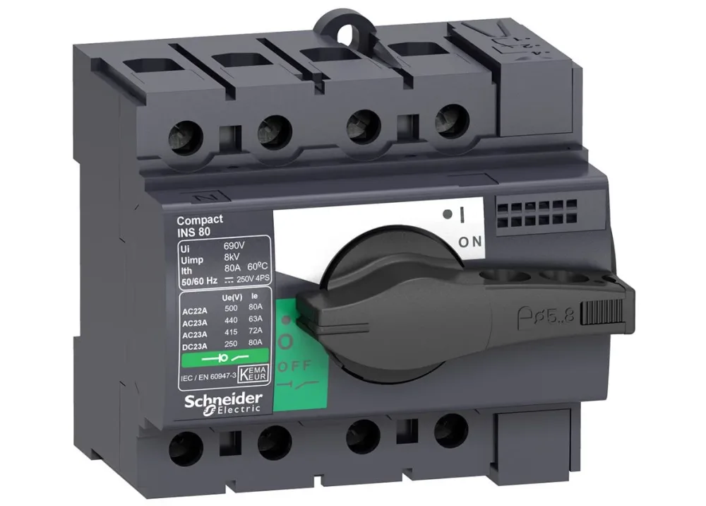 Schneider Electric 28903 Lastbrytare 4 poler 63A