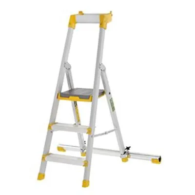 W.steps 55P Trappstege med certifierat aluminium, med stegfot 4 steg