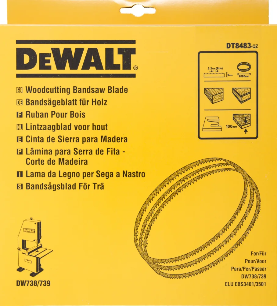 Dewalt DT8483 Figursågband