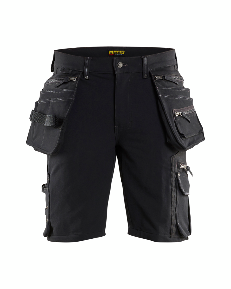 HANTVERKSSHORTS 1988 1644 4-VÄGSSTRETCH X1900 BLACK C44